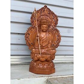 Mua tượng tam thánh bằng gỗ hương 70cm
