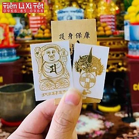 Mua Combo 2 miếng dán mặt lưng điện thoại may mắn  tài lộc phù hợp các dòng điện thoại đẹp lung linh