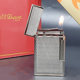 Mua Vỏ Hột Quẹt Bật Lửa ST Upon Hồng Kông Hoa Văn Lưới Kẻ Viền D139T Tiếng Kêu Vang Cực Hay