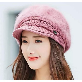 NÓN MŨ LEN BERE LÔNG THỎ BLOOM THỜI TRANG HÀN QUỐC DN19111708