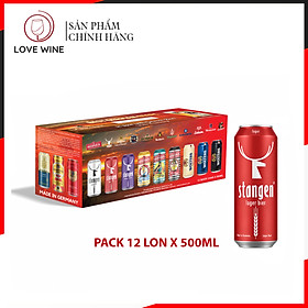 Lốc 12 lon Stangen Lager Beer 5.4% 500ml - Bia Đức Nhập khẩu
