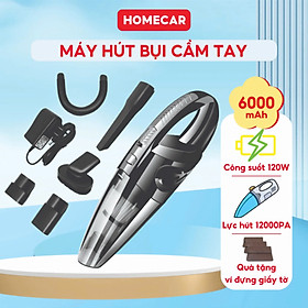 FTAKYNMáy Hút Bụi Cầm Tay Cao Cấp - Thiết Kế Không Dây - Tặng Kèm Đầu Hút - Lực Hút 20000PA Siêu Mạnh Siêu Sạch Hàng Chính Hãng