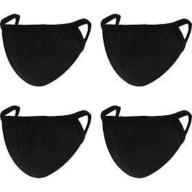 Combo 4 khẩu trang vải ngăn bụi, ô nhiễm, tránh tác nhân gây bệnh qua đường hô hấp