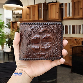 Ví Nam Da Cá Sấu 2 Mặt [Gù Cá Sấu Nguyên Con Rất Đẹp