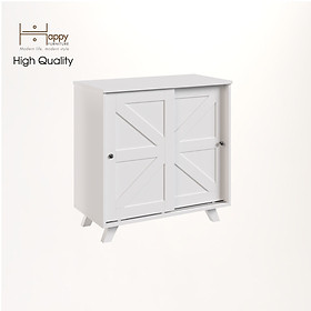 RUNI, Tủ đựng đồ - 2 cánh cửa lùa, 81cm x 40cm x 81cm ( DxRxC), TCL_003