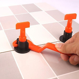 Mua Bộ 100 ke vít cân bằng ốp lát gạch tái sử dụng nhiều lần-chốt cân bằng ốp phẳng gạch