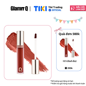 Hình ảnh [Freeship10k đơn 249k] Son kem lì nhiều dưỡng GLAMRR Q LONG WEAR LIP CREAM 5g by Gilaa