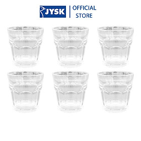 Bộ 6 ly thủy tinh | JYSK Mala | trong suốt | nhiều kích thước