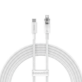 Mua Cáp Sạc Nhanh C to iP Baseus Explorer Series Fast Charging Cable with Smart Temperature Control Type-C to iP 20W (Hàng chính hãng)
