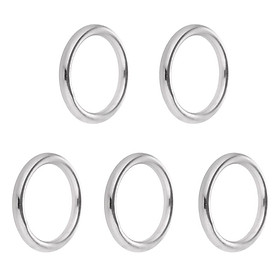 5 Pieces Smooth Welded Polished Boat Marine Stainless Steel O Ring