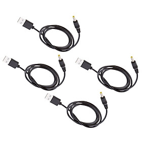 4X USB Charging Cable to 1.7mmx4.0mm DC Tip Plug Connector with Cable