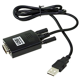 Cáp chuyển USB2.0 ra COM RS232 1.8m và cổng chuyển 9 chân âm ra 25 chân dương LPT
