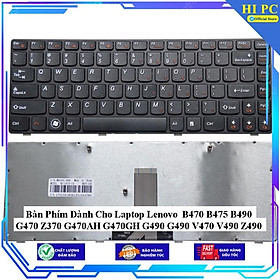 Bàn Phím Dành Cho Laptop Lenovo B470 B475 B490 G470 Z370 G470AH G470GH