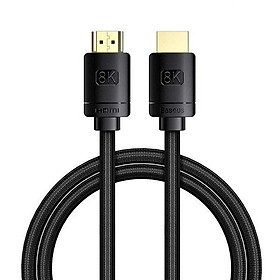 Mua Baseus -BaseusMall VN Cáp HDMI 2.1 8K hợp kim cao cấp Baseus High Definition Series (HDMI to HDMI Cable   8K Video Adap (Hàng chính hãng)