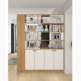 Mua Kệ vách ngăn phòng khách hiện đại gỗ công nghiệp  Vách ngăn phòng khách kèm kệ  trang trí