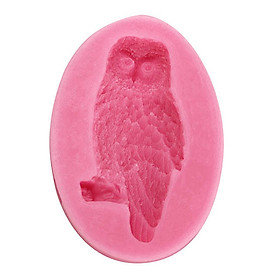 Cute Owl Silicone Fondant Cake Mold Chocolate Polymer Clay Mould