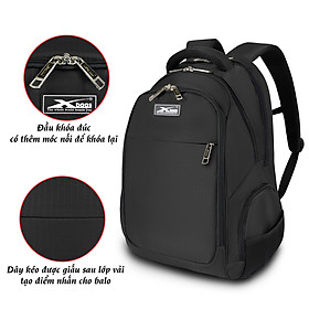 Balo du lịch Xbags Travel Đen Xb 1002