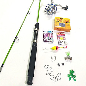 Bộ Cần Câu Máy 2 Khúc shimano 1m65, 1m8,2m1, 2m4, 2m7 Kem Máy Và Phụ Kiện