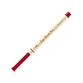 Bút Lông Brush Sign Pen 1 mm - Luyện Calligraphy - Thư Pháp - Writech W827 - Maple