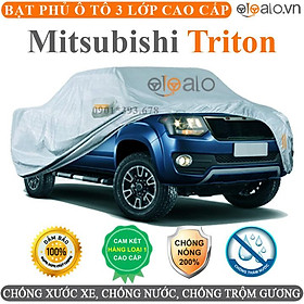 Bạt phủ xe ô tô Mitsubishi Triton vải dù 3 lớp CAO CẤP BPXOT