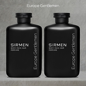 Sữa tắm gội nam 4 in 1 hương nước hoa châu Âu SIRMEN Europe Gentlemen cao