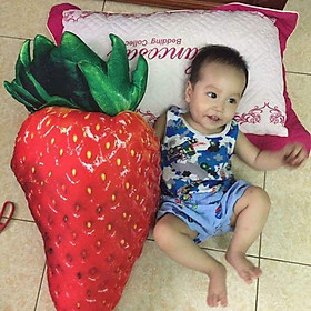 Mua Goi ôm 3d  quả dâu 65cm