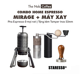 Mua Combo Home Espresso: Mirage Plus và cối xay cà phê | Tặng kèm Tamper Inox