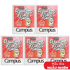 Combo 5 Tập Street A5 4 Ly Ngang 96 Trang ĐL 70g/m2 - Campus NB-ASTR96 (Mẫu Màu Giao Ngẫu Nhiên)