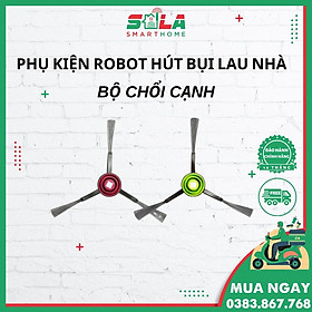 COMBO BỘ CHỔI CẠNH, KHĂN LAU ROBOT HÚT BỤI LAU NHÀ ECOVACS DEEBOT T5/T8/N8