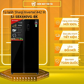 Mua Tủ Lạnh Sharp 442 Lít SJ-SBX440VG-BK Inverter - Hàng Chính Hãng (Chỉ giao HCM)