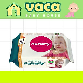 Giá tốt Khăn ướt Mamamy có hương không hương 30 tờ tiện mang đi