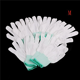 Mua Queenten 5pair Anti static ESD electronic working Gloves pu coated palm coated finger QT