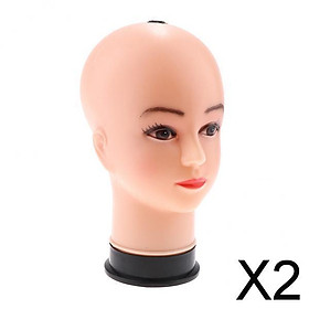 2x1x Female Mannequin Display Manikin Head Model for Wigs Glasses Hats Headset
