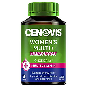 Cenovis Once Daily Womens Multi + Energy Boost 50 Capsules