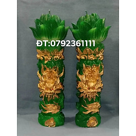 Mua ĐÔI NẾN RỒNG CAO 32CM ĐƯỜNG KÍNH 9CM