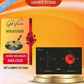 Mua Bếp Từ Đôi Kiêm Bếp Hồng Ngoại Goldsun GDX7640 Mặt Kính Cường Lực Công Suất 4000W Công Nghệ Inventer Tiết Kiệm Điện - Hàng Chính Hãng