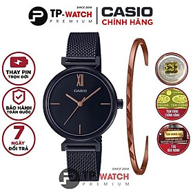 Đồng Hồ Nữ Dây Thép Casio Standard LTP-2023VMG-1CDR Tặng Vòng Tay Cuff | LTP-2023VMG-1C Chính Hãng