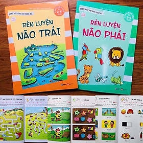 Combo Phát Triển Đại Não Thiên Tài-Rèn Luyện Não Trái+Rèn Luyện Não Phải (2 cuốn)