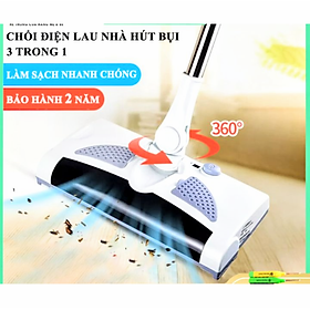 Mua BỘ CHỔI ĐIỆN CHỔI LAU NHÀ HÚT BỤI QUÉT NHÀ ĐA NĂNG THÔNG MINH MẪU MỚI HÀNG CAO CẤP