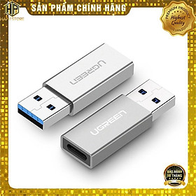 Đầu chuyển đổi USB 3.0 sang USB-C Ugreen 30705 chính hãng - Hàng Chính Hãng