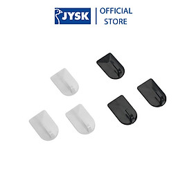 Mua Bộ 3 móc treo phòng tắm | JYSK Riala | nhựa | đen/trắng | R3.5xD2xC6cm