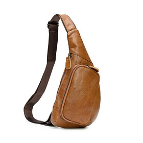 Túi đeo chéo nam DA BÒ THẬT – BEE GEE DCN9336