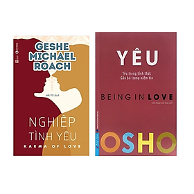 Combo 2 cuốn: OSHO - Yêu - Being In Love + Nghiệp Tình Yêu