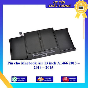 Hình ảnh Pin cho Macbook Air 13 inch A1466 2013 – 2014 – 2015 - Hàng Nhập Khẩu New Seal