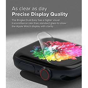 Mua Combo 3 miếng dán màn hình RINGKE Dual Easy Film cho Apple Watch Series 10 chống trầy xước  chống bám vân tay_ Hàng Chính Hãng