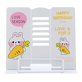 Giá Kẹp Sách, Đỡ Sách, Đọc Sách Chống Cận - Love Season - Màu Trắng