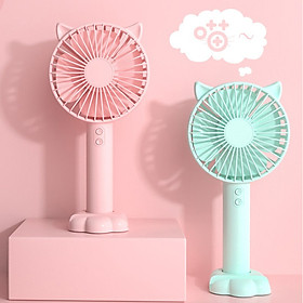 Mua Quạt Cầm Tay Cao Cấp Vinbuy Tích Điện Tiện Lợi Kèm Cáp Sạc Và Pin Có Tặng Chân Đế Tích Hợp Giá Đỡ Điện Thoại  3 Chế Độ Gió Siêu Mát Siêu Bền - Hàng chính hãng VinBuy