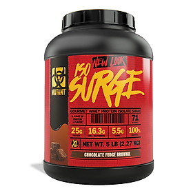 Thực Phẩm Bổ Sung Mutant Iso Surge (2.27Kg/71Liều), 25g Whey Protein Isolate, 16.3g EAA, 5.5g BCAA