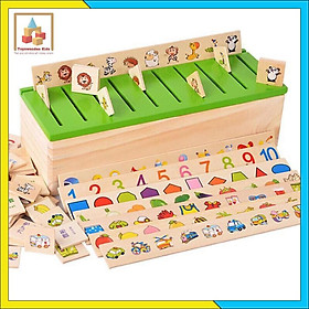 Bộ đồ chơi thả hình theo chủ đề cho bé luyện tập trí nhớ một cách hiệu quả