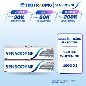 Bộ 2 Kem Đánh Răng Sensodyne Gentle Whitening 100g